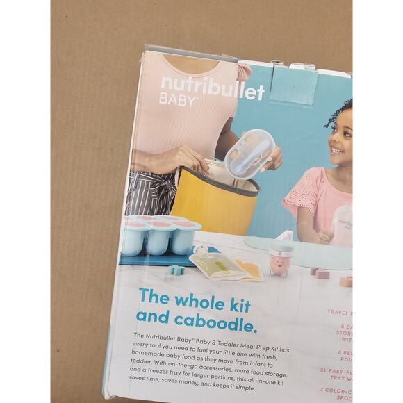 Nutribullet Baby & Toddler Meal Prep Kit *New Sealed* Food Storage Accessories - Picture 5 of 11